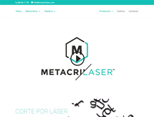 Tablet Screenshot of metacrilaser.com